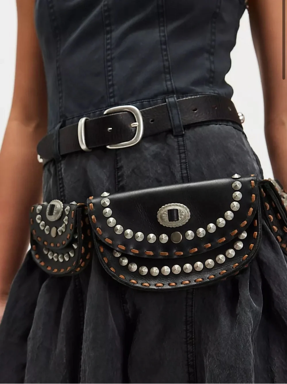 Free People Lucky Stars Pocket Belt
